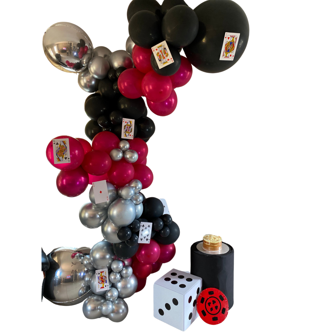 CASINO Balloon Garland Event Decor