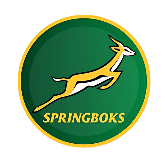 Springbok Themed Paper Plates – 23cm Pack of 8