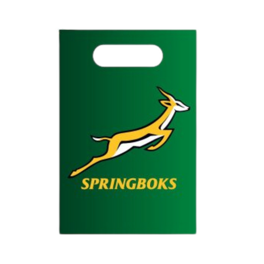 Springbok-Themed Paper Party Bags – Pack of 8