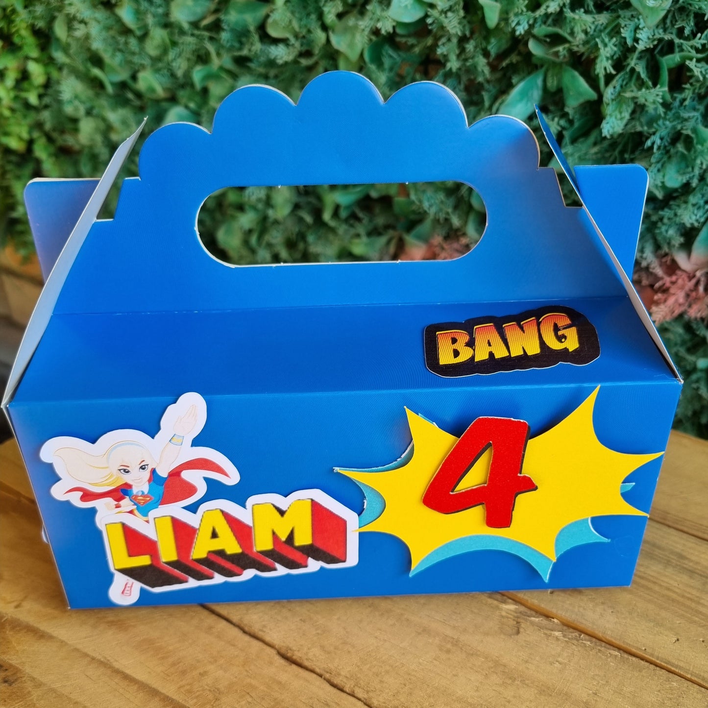 SUPERGIRL PARTY PACK 5 BOXES BLUE