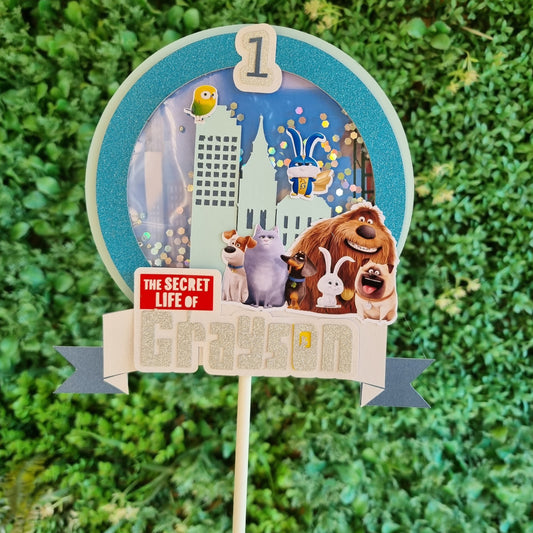 SECRET LIFE OF PETS CAKE TOPPER Personalized Cake Toppers South Africa