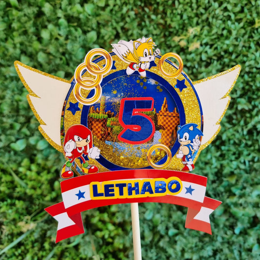 SONIC THE HEDGEHOG CAKE TOPPER Personalized Cake Toppers South Africa