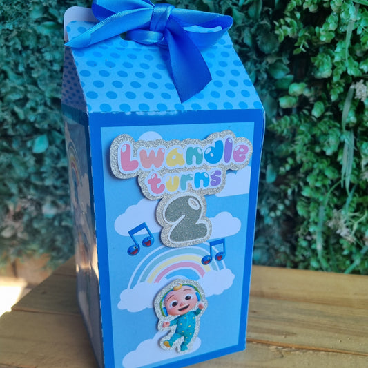 COCOMELON MILK BOX PARTY PACKS BOX Personalized Kids’ Party Favors South Africa