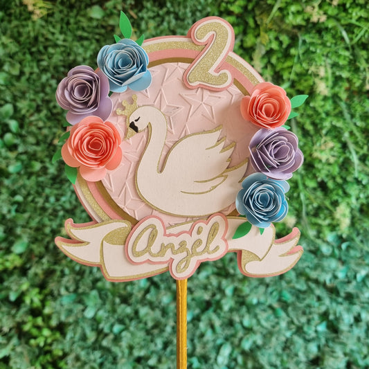 SWAN CAKE TOPPER Personalized Cake Toppers South Africa