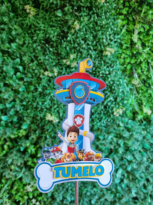 PAW PATROL CAKE TOPPER B Personalized Cake Toppers South Africa