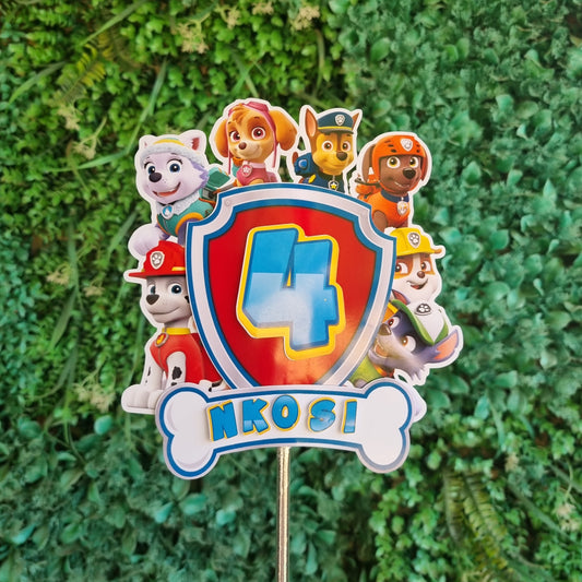 PAW PATROL CAKE TOPPER C Personalized Cake Toppers South Africa