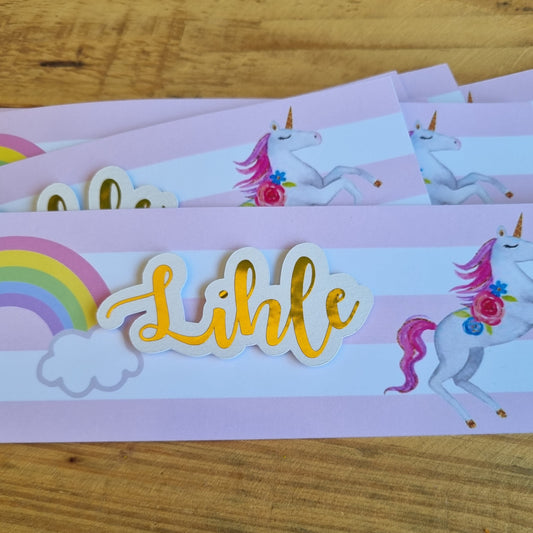 UNICORN BOTTEL LABELS