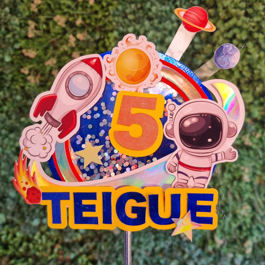 SPACE CAKE TOPPER  B Personalized Cake Toppers South Africa