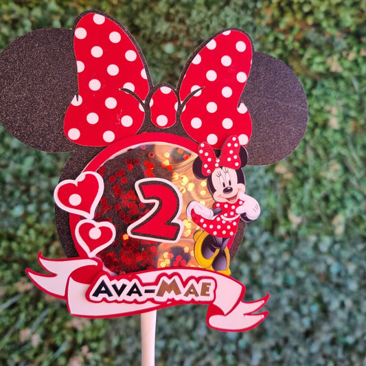 MINNIE MOUSE CAKE TOPPER Personalized Cake Toppers South Africa