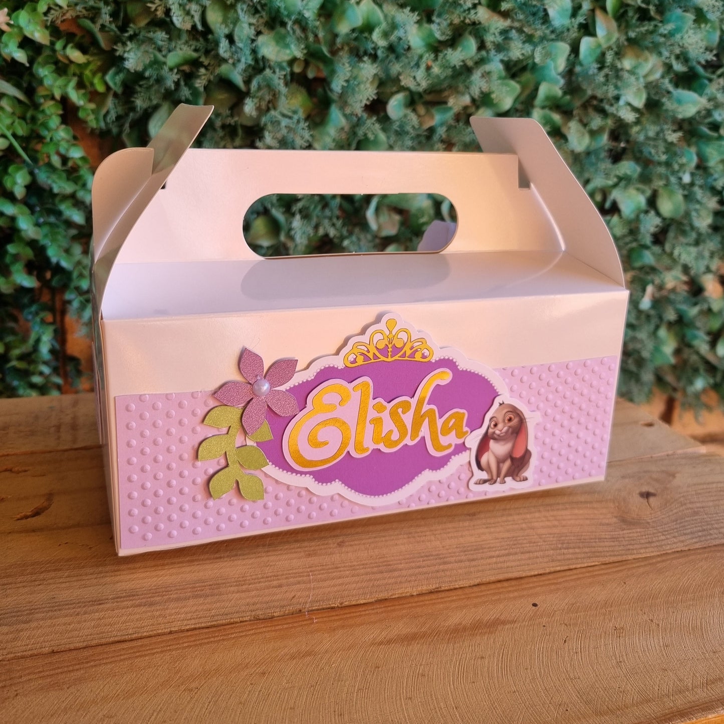 SOFIA THE FIRST PARTY PACK 5 BOXES only, personalized kiddies birthday party themed decor party boxes customized