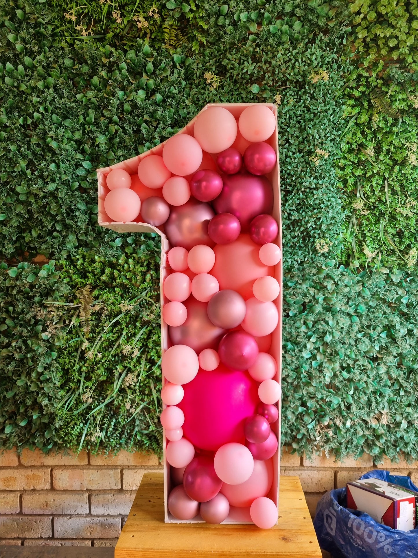 BALLOON MOSAIC STANDARD Numbers and Letters 80cm Tall. Birthday Decor, Baby Shower Bridal Shower, Wedding, Engagements, Proposal, special occasion,