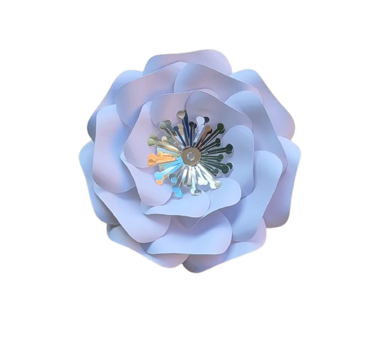 DO IT YOURSELF SINGLE MEDIUM PAPER FLOWER, Nursery paper flowers, nursery decor, paper flowers backdrop, birthday, baby shower