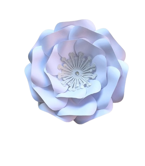 DO IT YOURSELF SINGLE MEDIUM PAPER FLOWER, Nursery paper flowers, nursery decor, paper flowers backdrop, birthday, baby shower