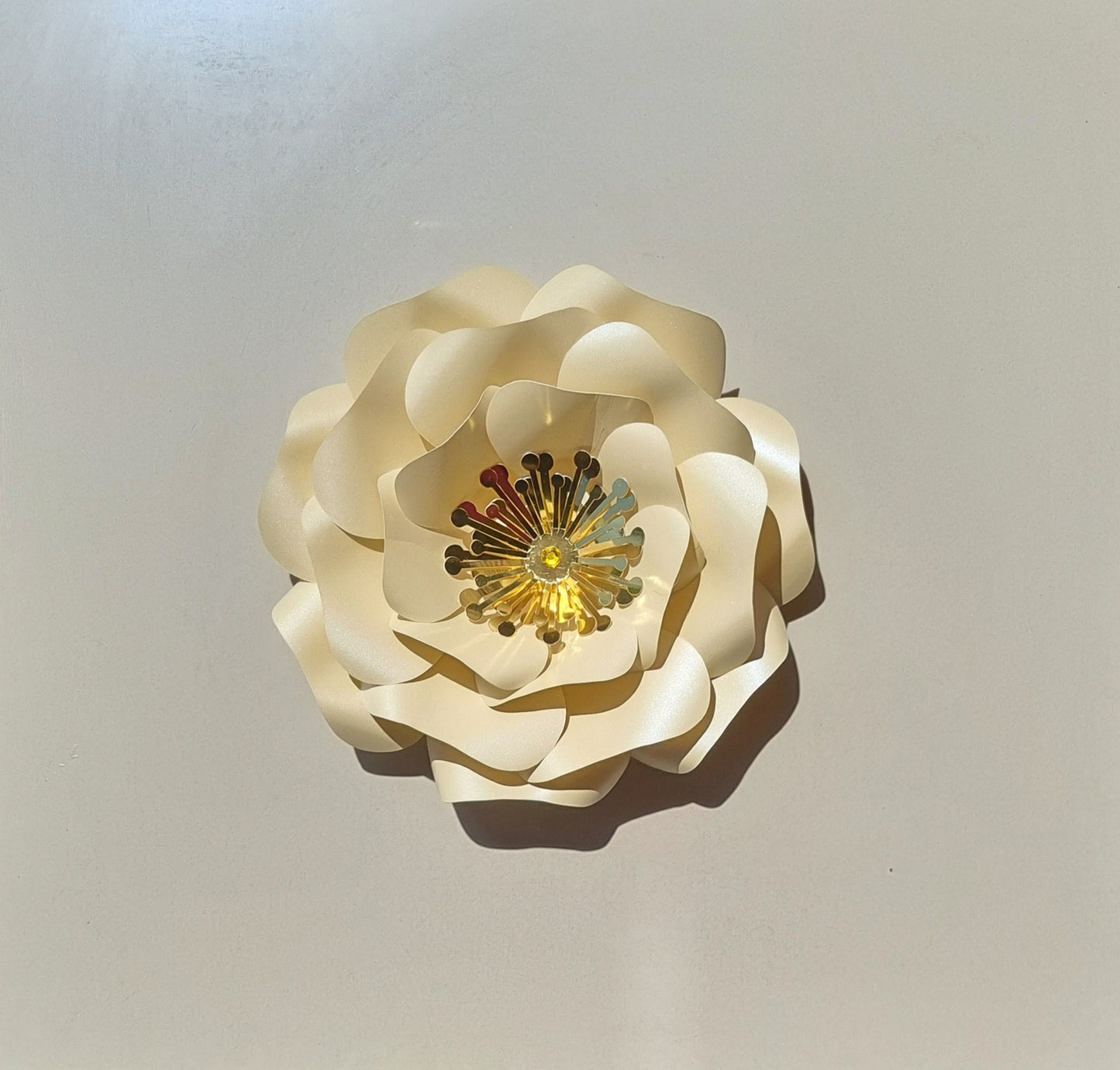 DO IT YOURSELF SINGLE MEDIUM PAPER FLOWER, Nursery paper flowers, nursery decor, paper flowers backdrop, birthday, baby shower