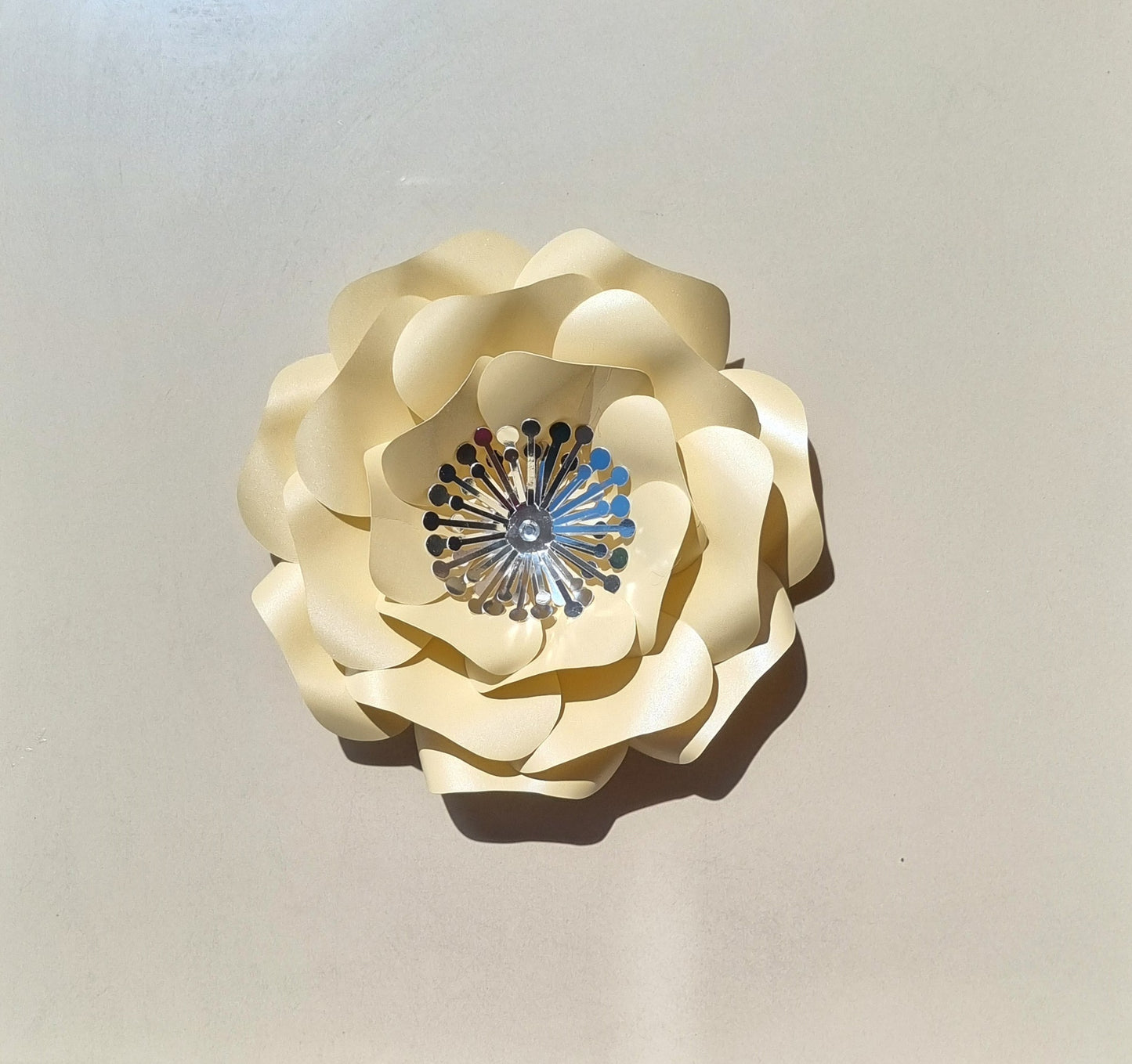 DO IT YOURSELF SINGLE MEDIUM PAPER FLOWER, Nursery paper flowers, nursery decor, paper flowers backdrop, birthday, baby shower