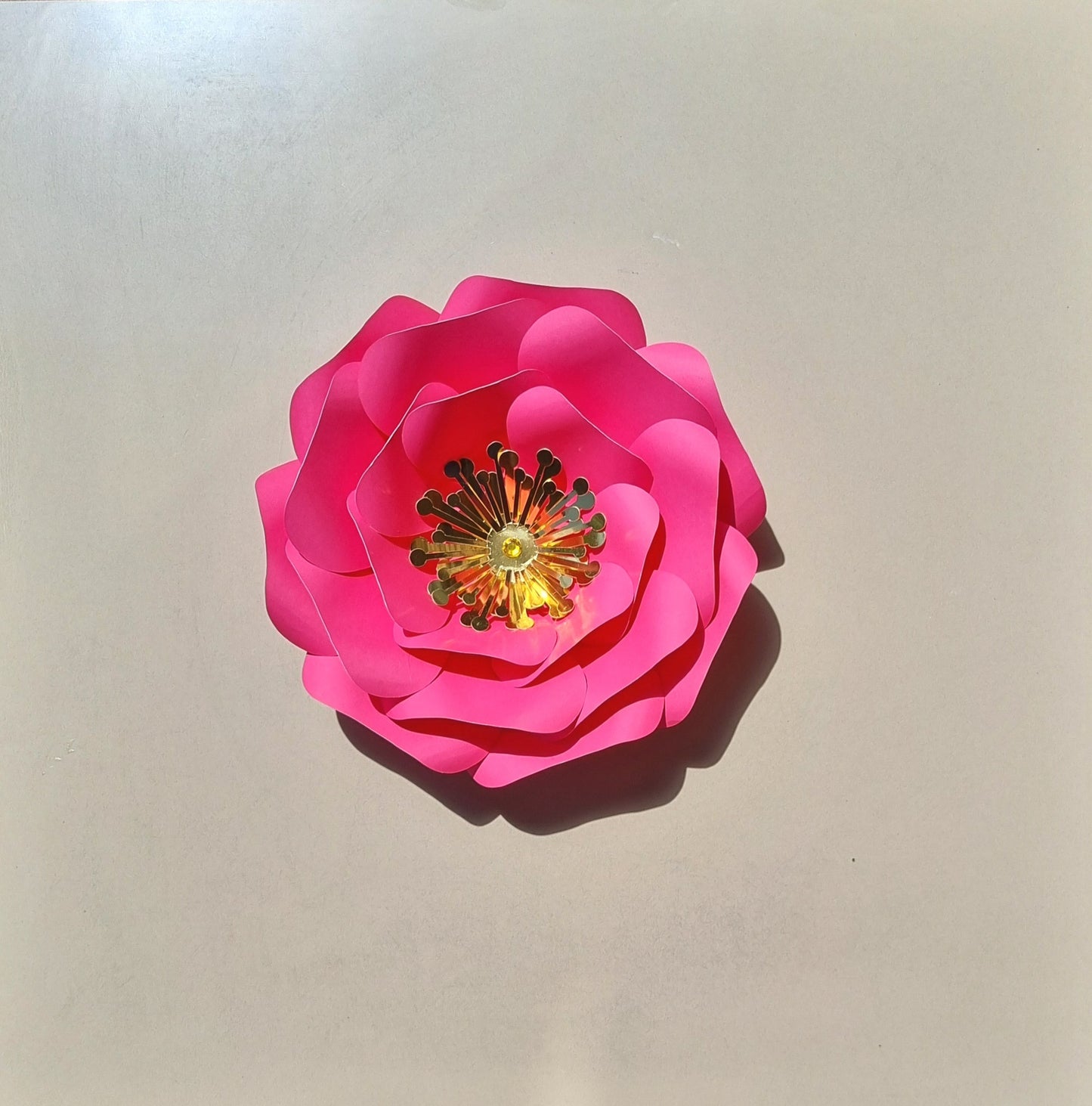 DO IT YOURSELF SINGLE MEDIUM PAPER FLOWER, Nursery paper flowers, nursery decor, paper flowers backdrop, birthday, baby shower