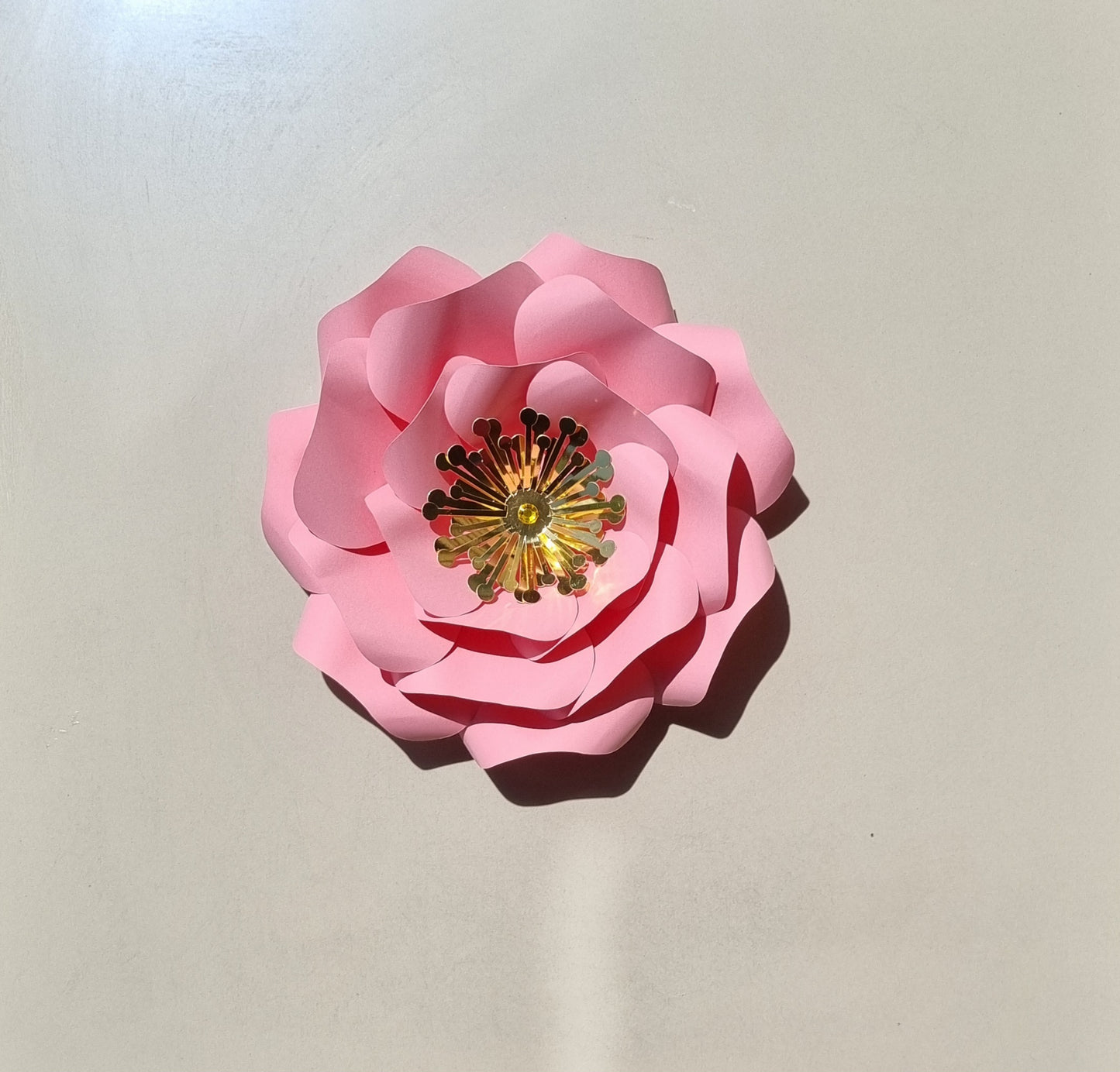 DO IT YOURSELF SINGLE MEDIUM PAPER FLOWER, Nursery paper flowers, nursery decor, paper flowers backdrop, birthday, baby shower