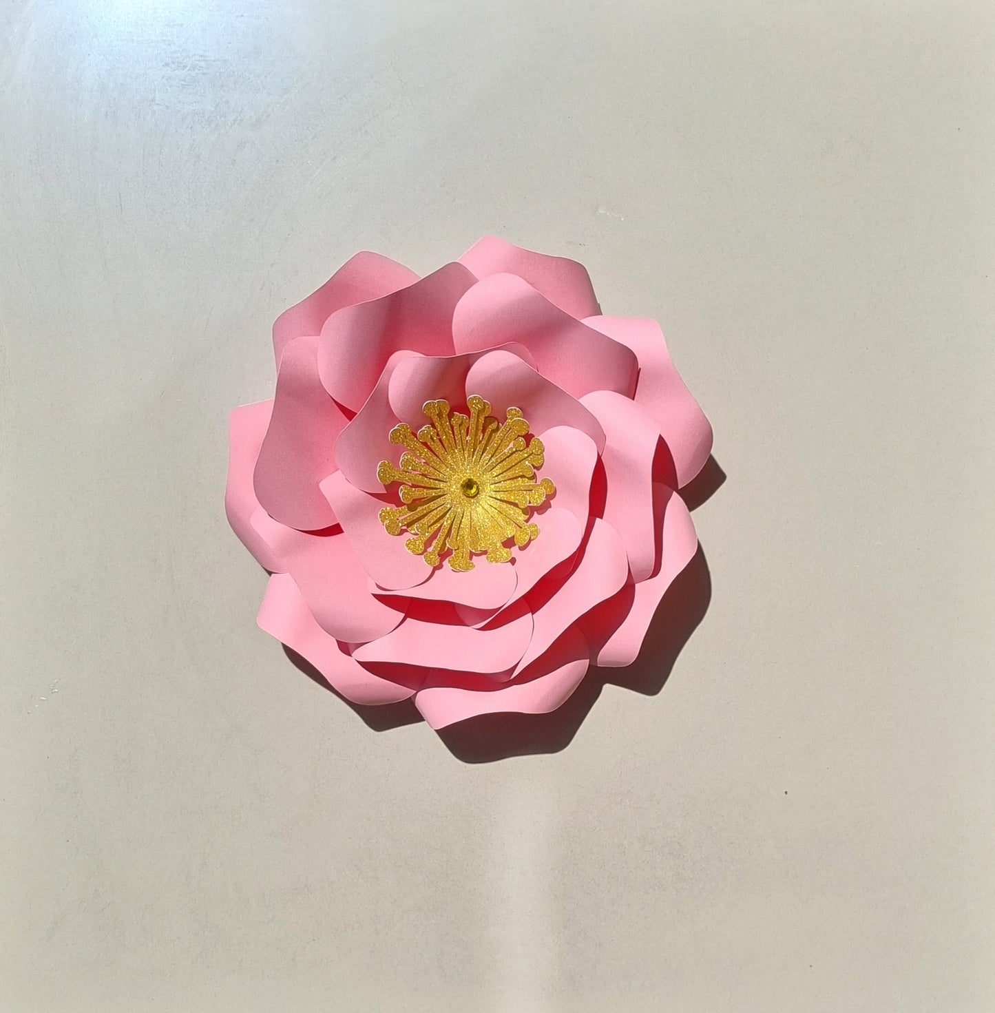 DO IT YOURSELF SINGLE MEDIUM PAPER FLOWER, Nursery paper flowers, nursery decor, paper flowers backdrop, birthday, baby shower