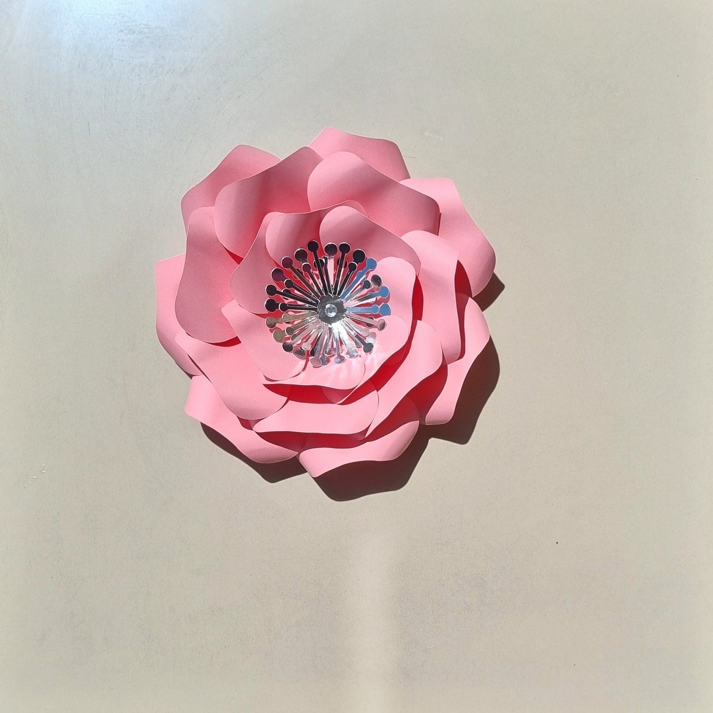 DO IT YOURSELF SINGLE MEDIUM PAPER FLOWER, Nursery paper flowers, nursery decor, paper flowers backdrop, birthday, baby shower