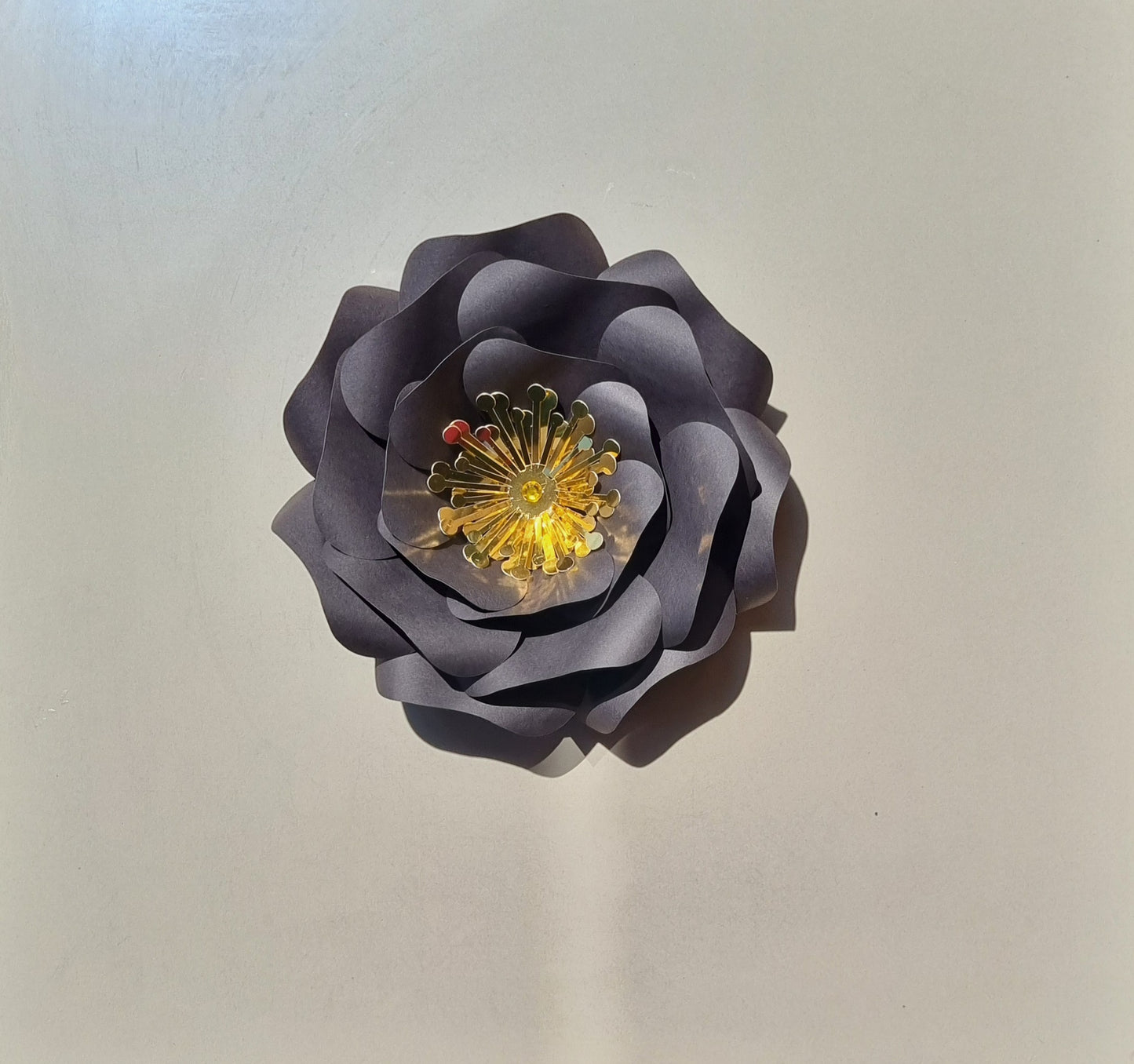 DO IT YOURSELF SINGLE MEDIUM PAPER FLOWER, Nursery paper flowers, nursery decor, paper flowers backdrop, birthday, baby shower