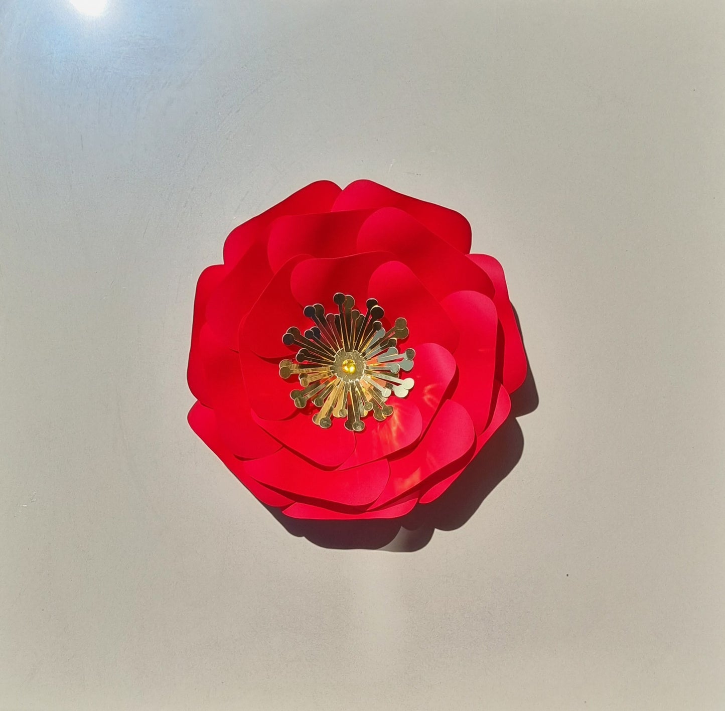 DO IT YOURSELF SINGLE MEDIUM PAPER FLOWER, Nursery paper flowers, nursery decor, paper flowers backdrop, birthday, baby shower