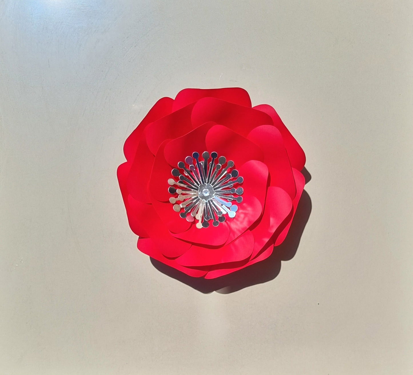 DO IT YOURSELF SINGLE MEDIUM PAPER FLOWER, Nursery paper flowers, nursery decor, paper flowers backdrop, birthday, baby shower