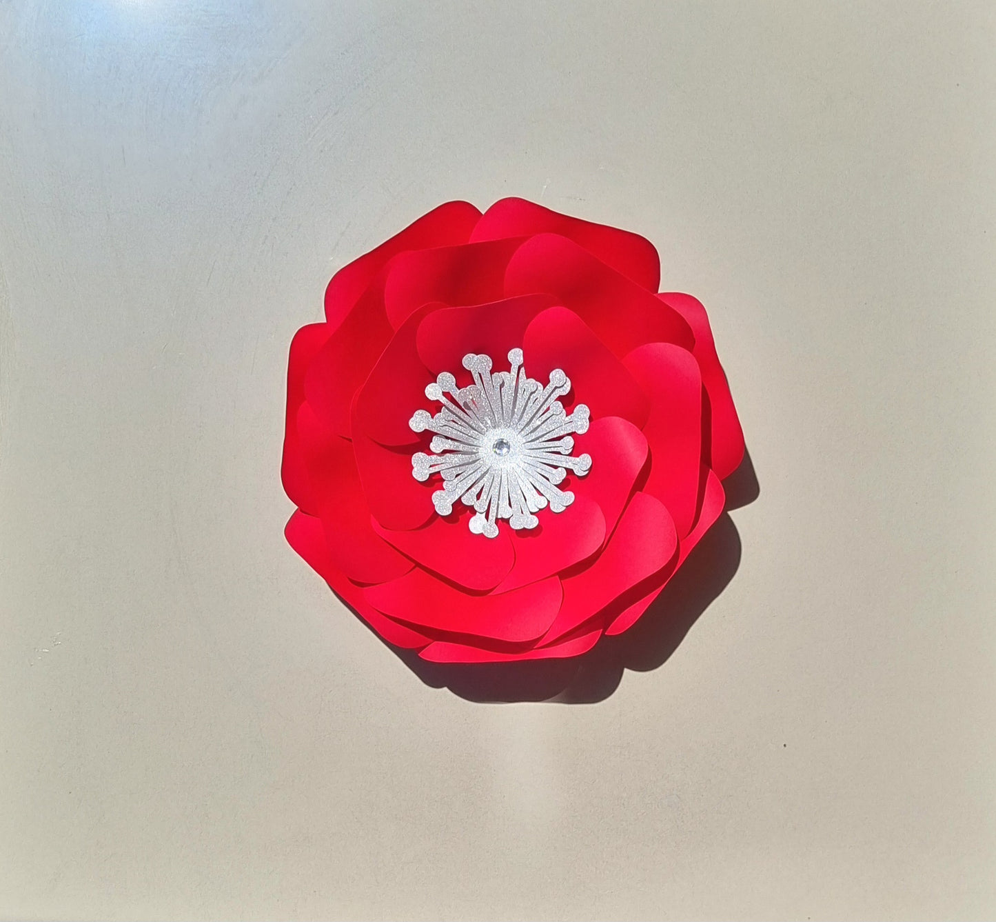 DO IT YOURSELF SINGLE MEDIUM PAPER FLOWER, Nursery paper flowers, nursery decor, paper flowers backdrop, birthday, baby shower