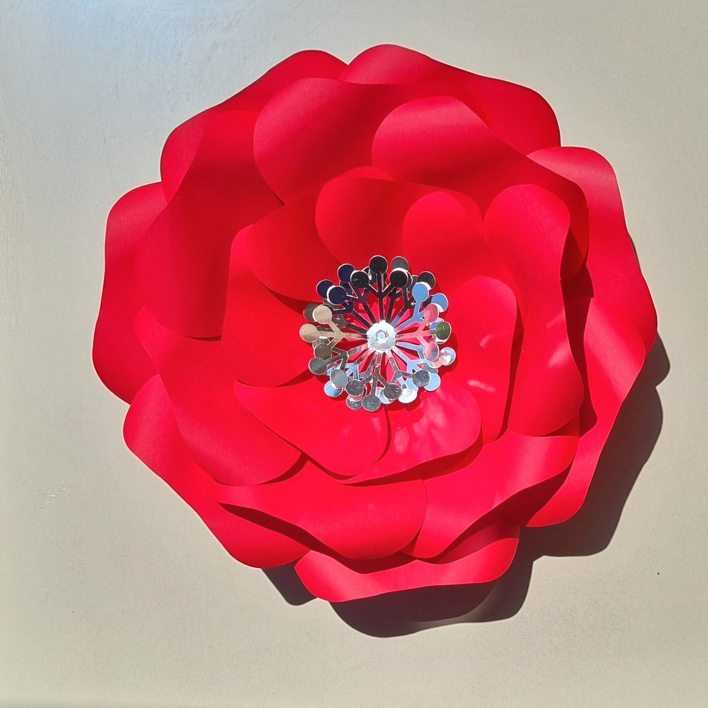 DO IT YOURSELF SINGLE LARGE PAPER FLOWER, Nursery paper flowers, nursery decor, paper flowers backdrop, birthday, baby shower