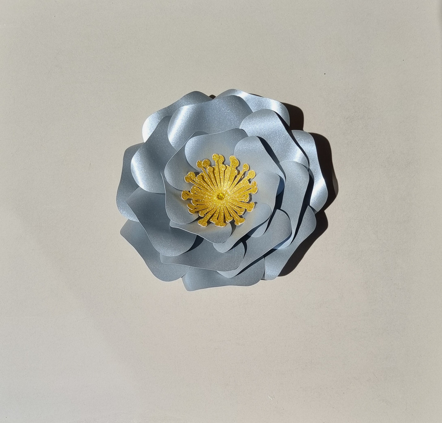 DO IT YOURSELF SINGLE MEDIUM PAPER FLOWER, Nursery paper flowers, nursery decor, paper flowers backdrop, birthday, baby shower