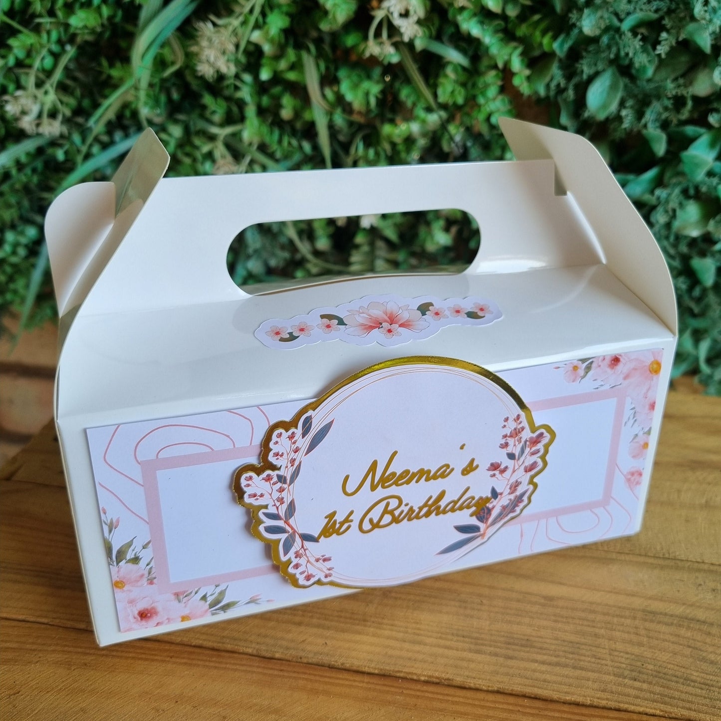 PINK FLOWERS PARTY PACK 5 BOXES