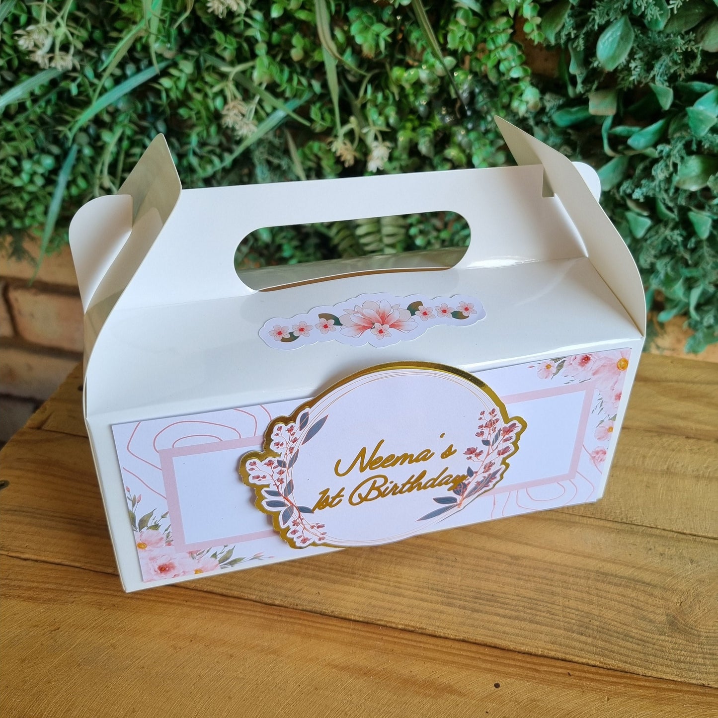 PINK FLOWERS PARTY PACK 5 BOXES