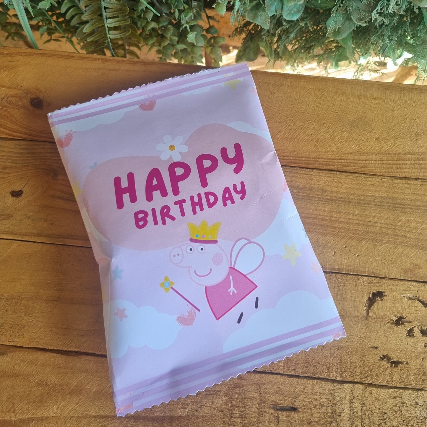 Peppa Pig Chip Bag Party Pack Set of 10 Princess