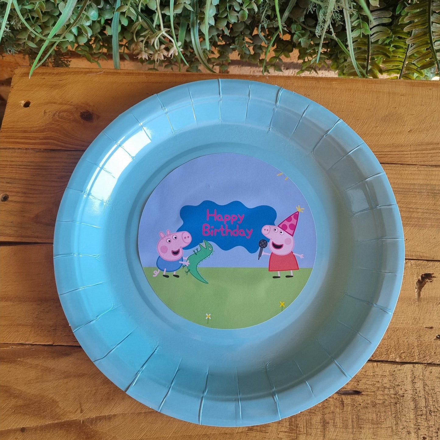 Peppa Pig Paper Plates Set of 8 Muddy Puddles