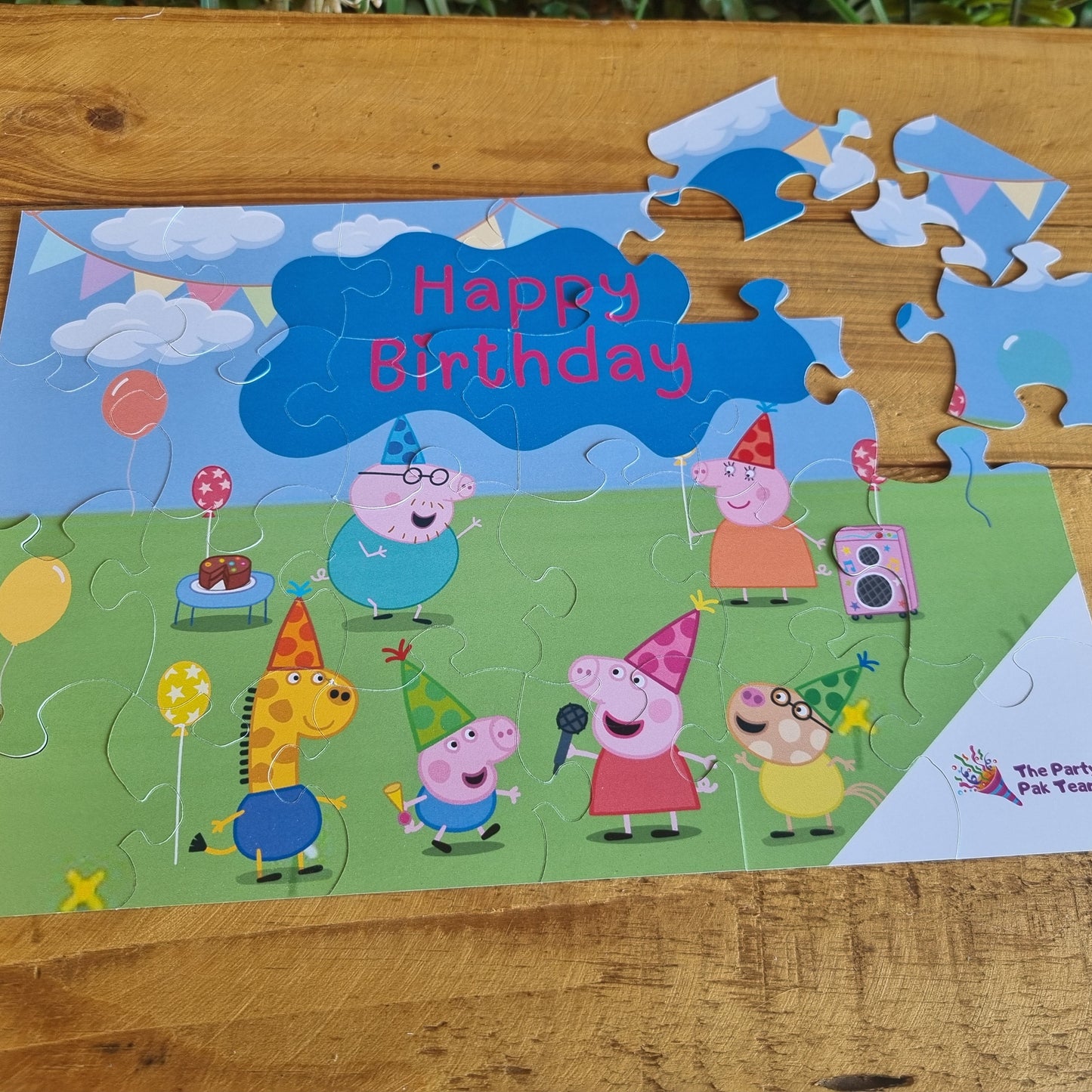 Peppa Pig 24 Piece Puzzle Muddy Puddles Blue
