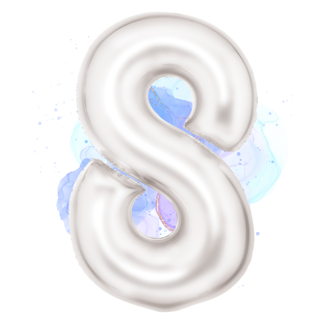 FOIL BALLOON LARGE SILK WHITE EIGHT 8