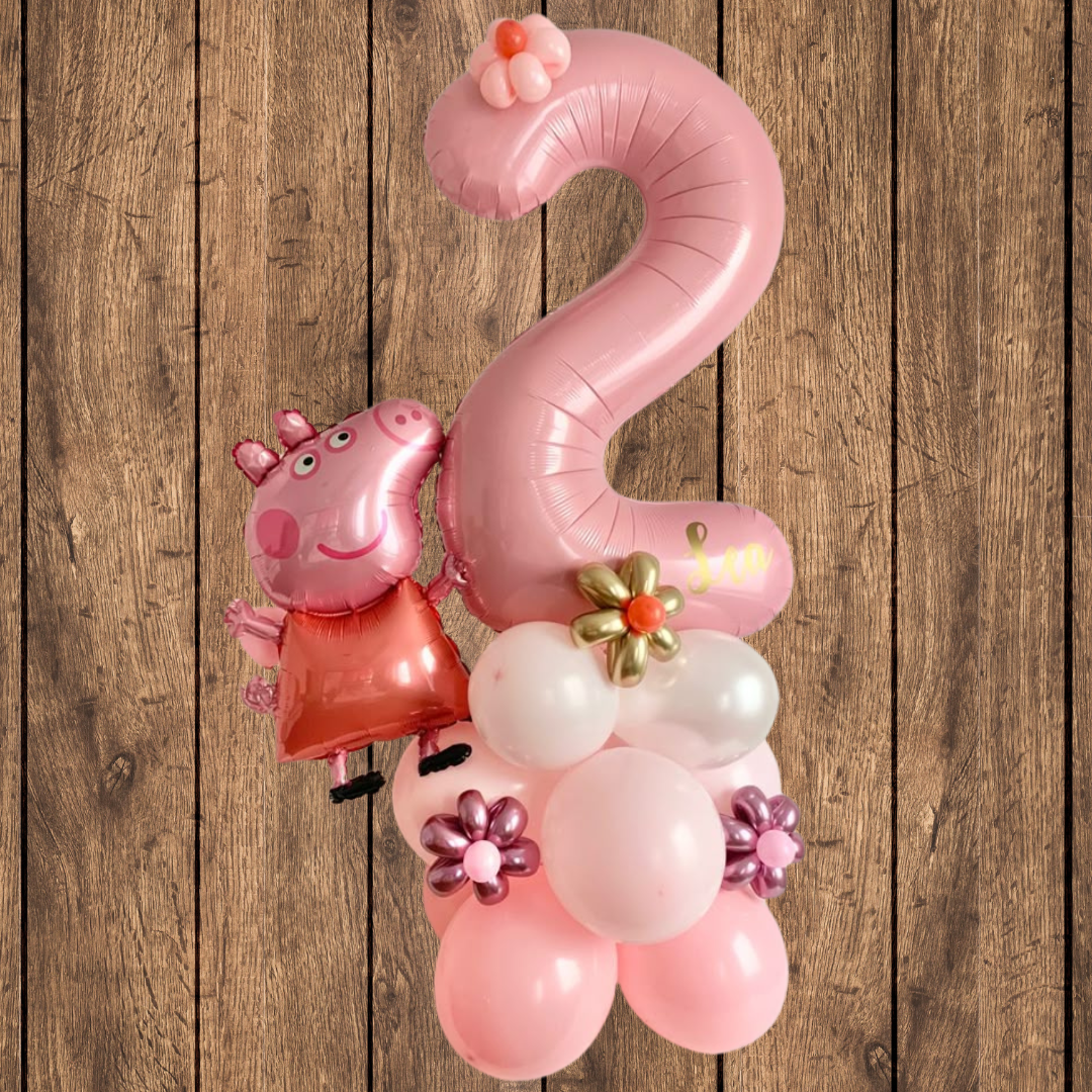 Peppa Pig LILY BALLOON BOUQUET