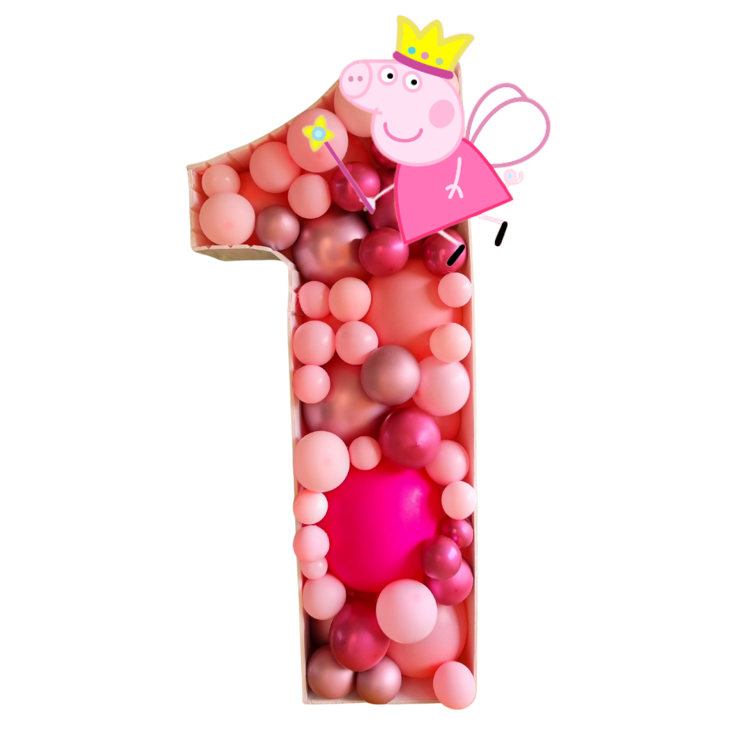 Peppa Pig Balloon Mosaic