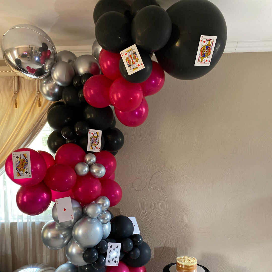 CASINO Balloon Garland Event Decor
