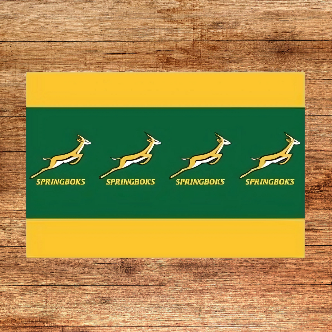 Springbok Themed Paper Tablecloth – 180x120cm