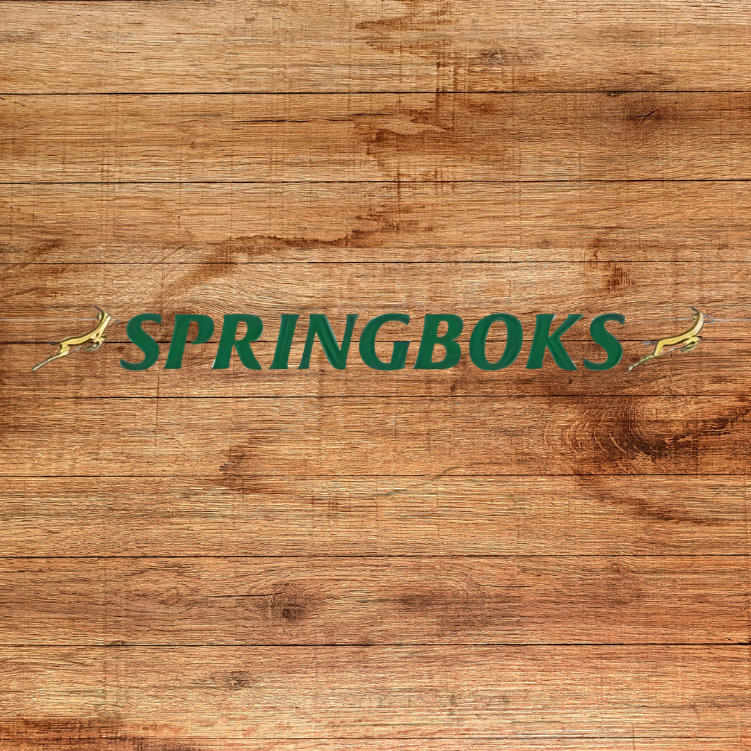 Springbok Themed Paper Banner – 2m