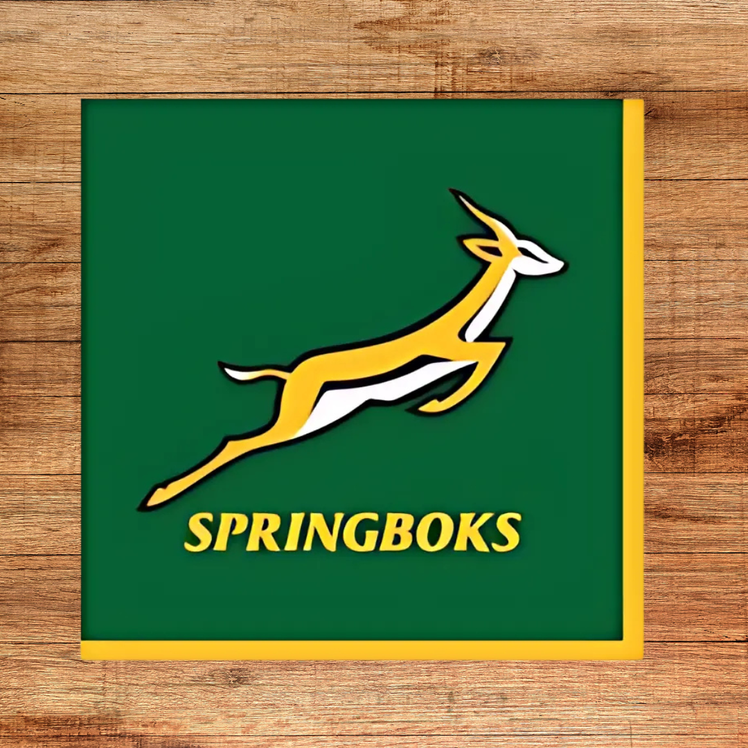 Springbok themed Napkins/Serviettes β 33cm Pack of 16