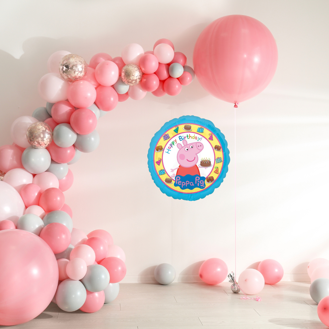 Peppa Pig Happy Birthday 18-Inch Foil Balloon