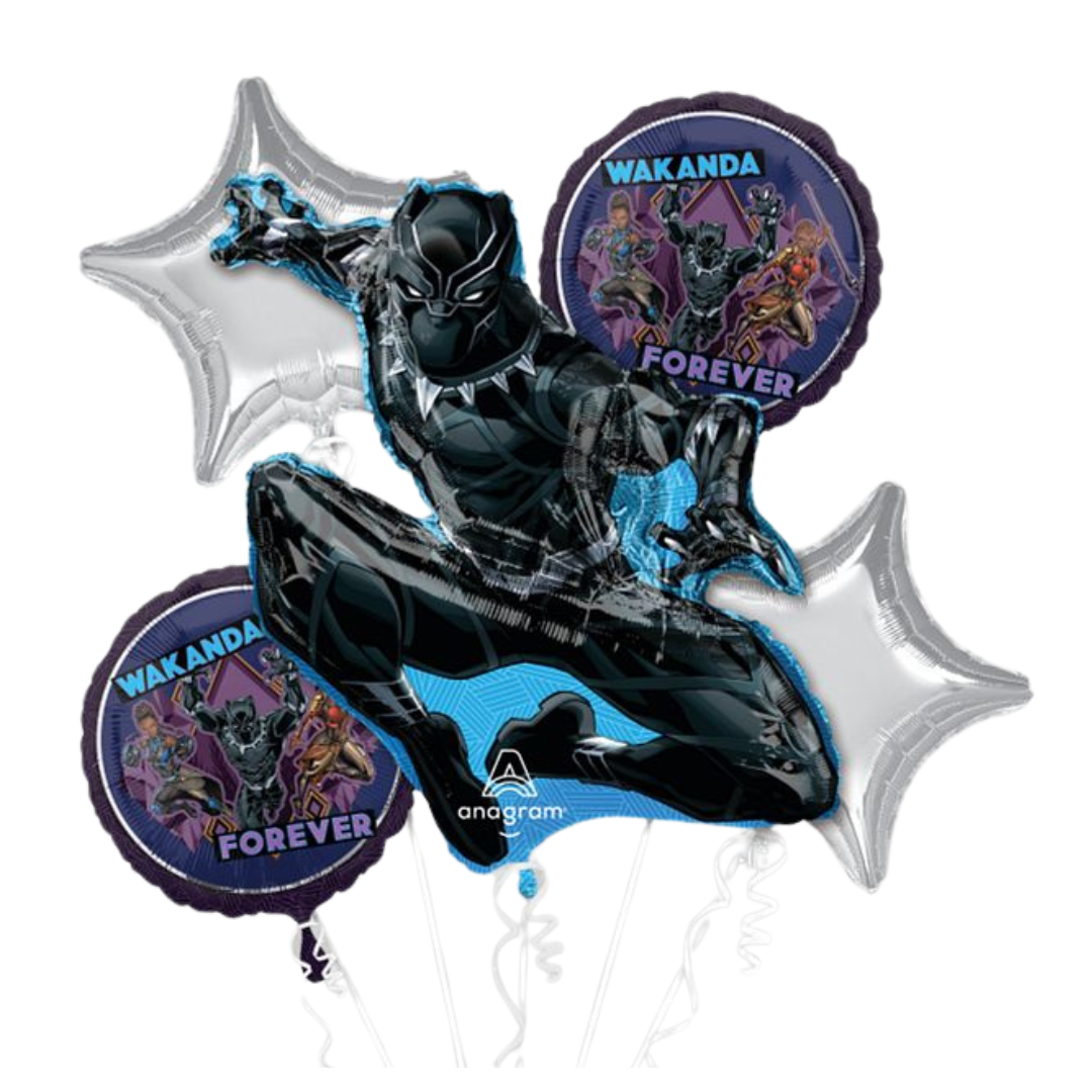 Deluxe Black Panther 248-Piece Balloon Garland Kit
