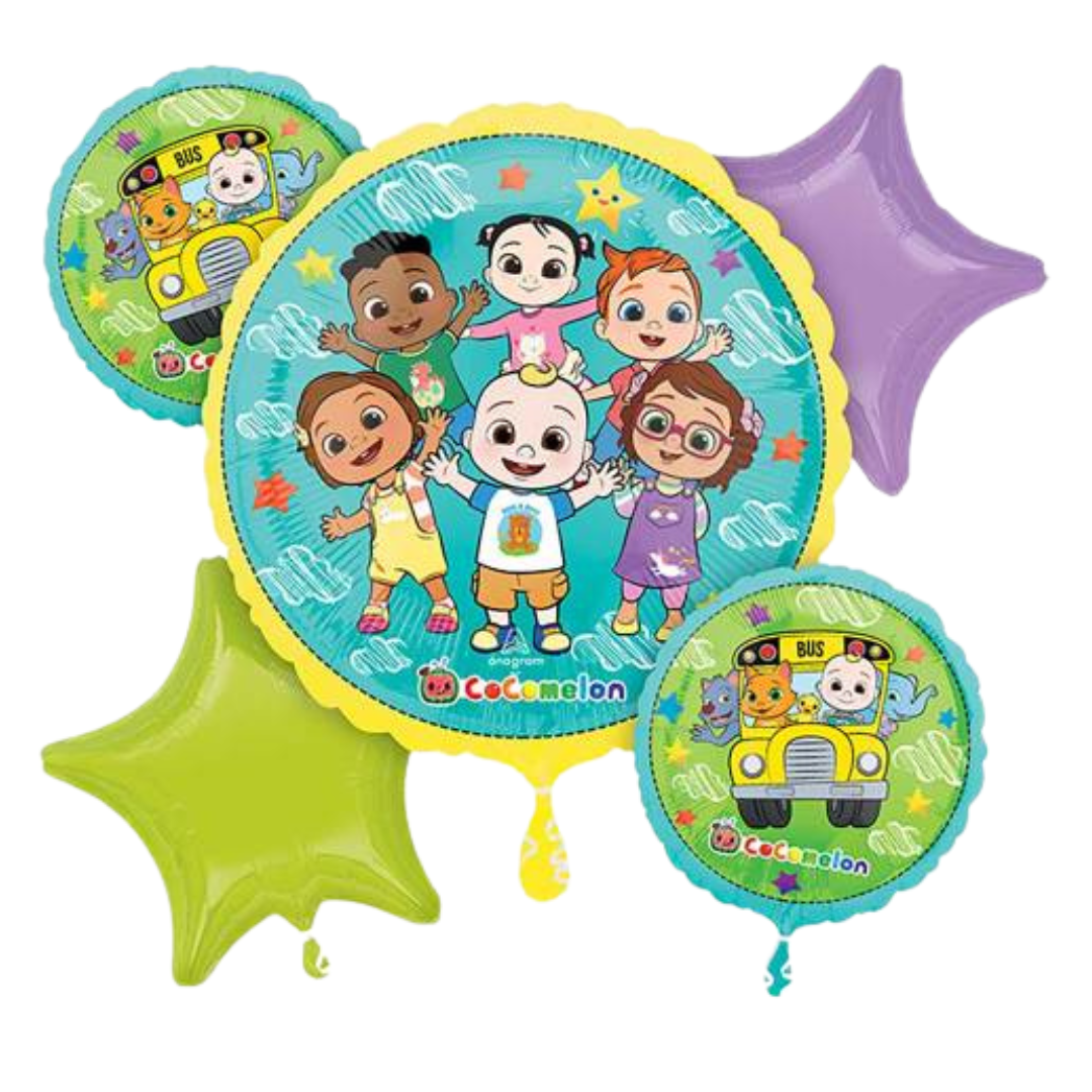 Cocomelon Themed Rainbow Balloon Garland Kit