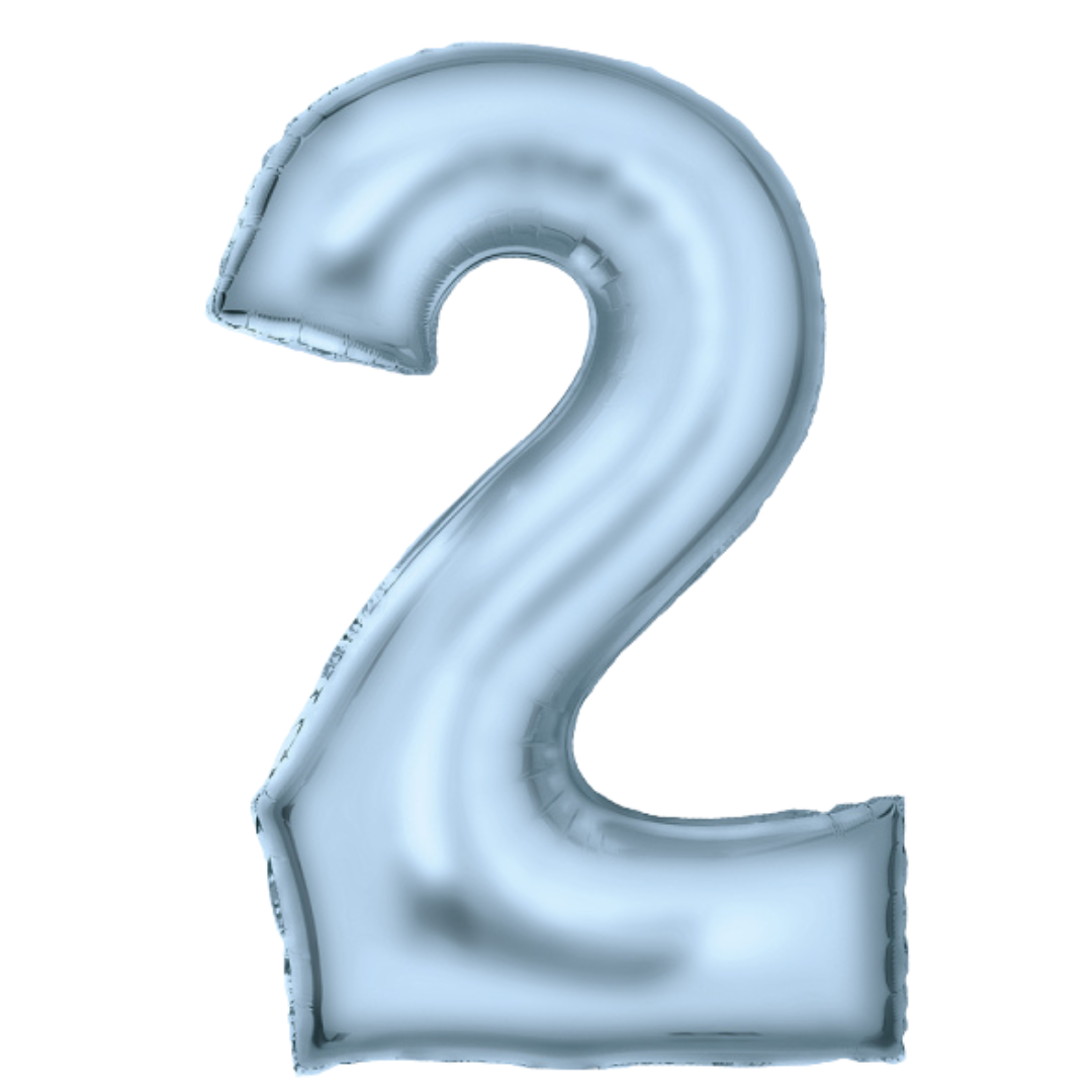 Cocomelon Themed Balloon Garland Kit Number 2 with Party Decor Blue