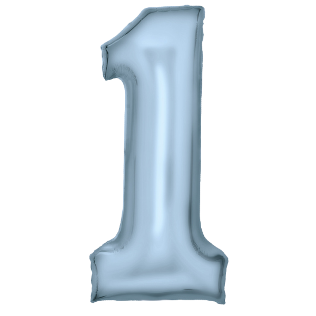 Cocomelon Themed Balloon Garland Kit Number 1 with Party Decor Blue