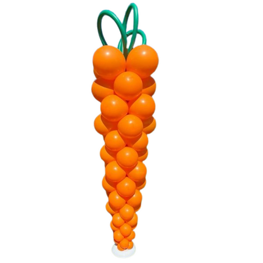 Carrot Balloon Column Easter Decor