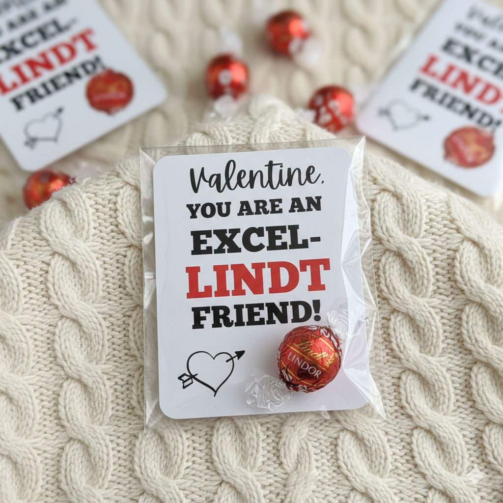 Valentine's Day Chocolate Cards Lindt