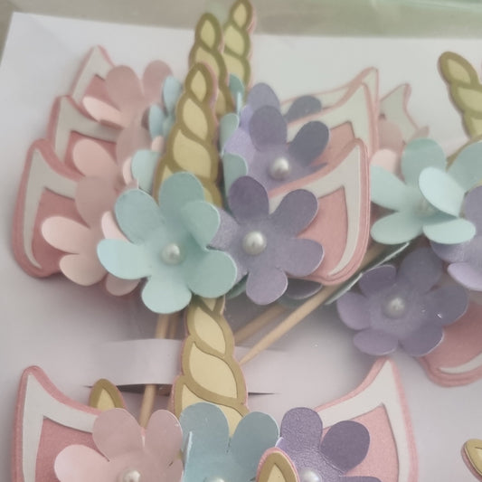 UNICORN CUPCAKE MINI TOPPER |Personalized Party Decor South Africa