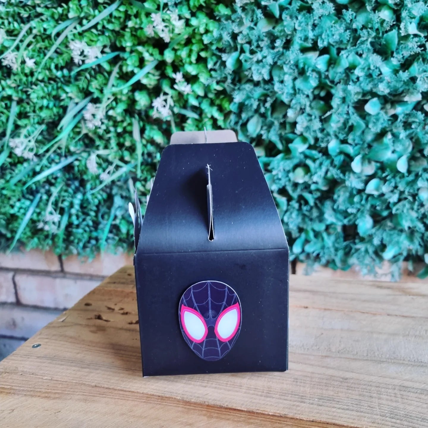 SPIDERMAN MILES MORALES PARTY PACK 5 BOXES C only, personalized kiddies birthday party themed decor party boxes customized